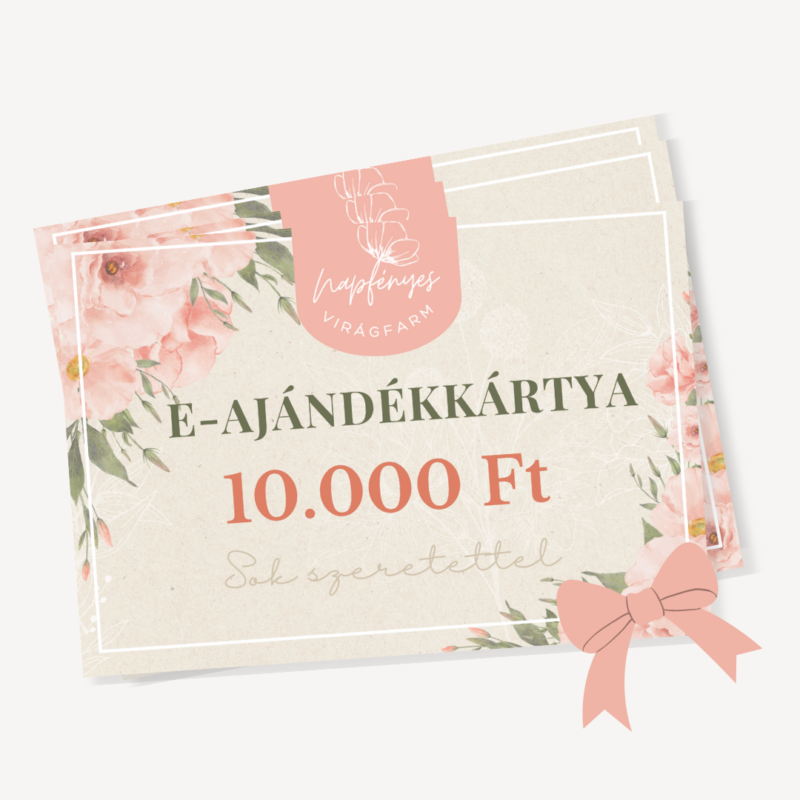 Napfényes Virágfarm E-ajándékkártya