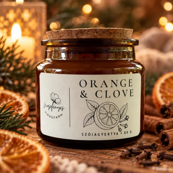 Szójagyertya › Orange & Clove