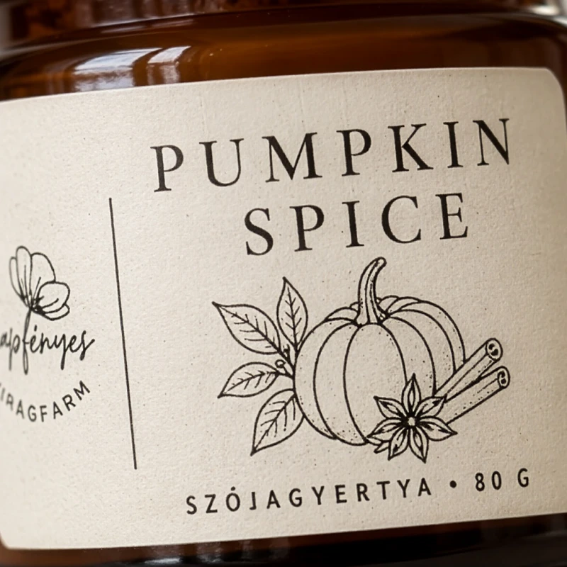 Szójagyertya › Pumpkin Spice - Image 2