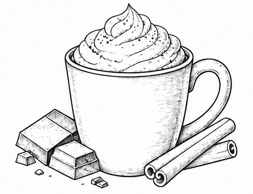 Santa's Hot Chocolate szójagyertya - édes melegség a téli estéken
